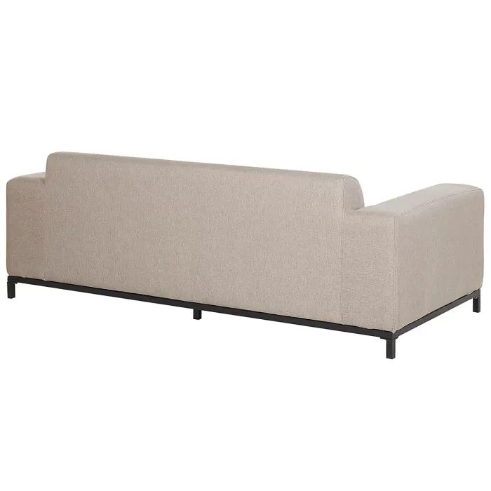 Garden Lounge Set with Table 5 Seater ROVIGO Beige