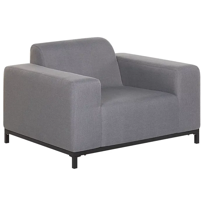 Garden Lounge Set with Table 5 Seater ROVIGO Grey