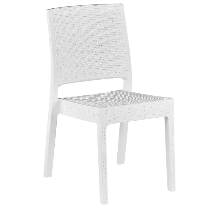 Garden Dining Set 4 Seater FOSSANO White