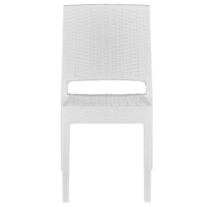 Garden Dining Set 4 Seater FOSSANO White