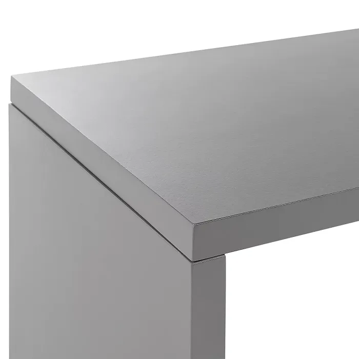 Garden Dining Set with Benches 4 Seater TARANTO Concrete Grey