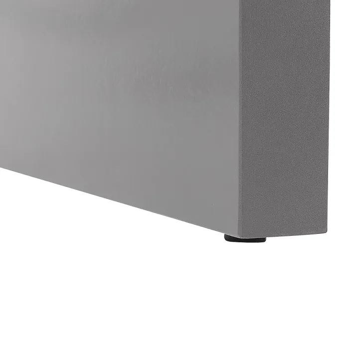 Garden Dining Set with Stools 6 Seater TARANTO Concrete Grey