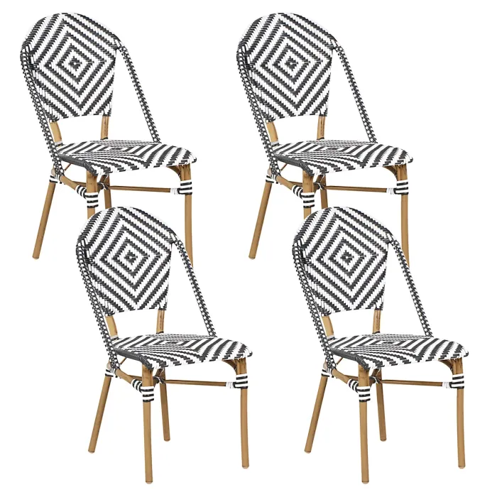 Beliani Retro RIFREDDO Black/ White