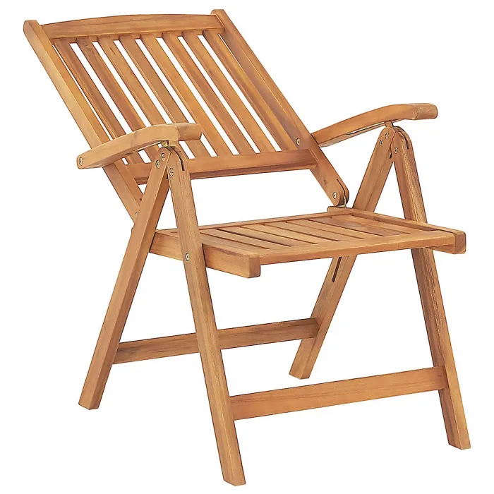 Garden Dining Set 6 Seater JAVA Acacia Wood Light Brown