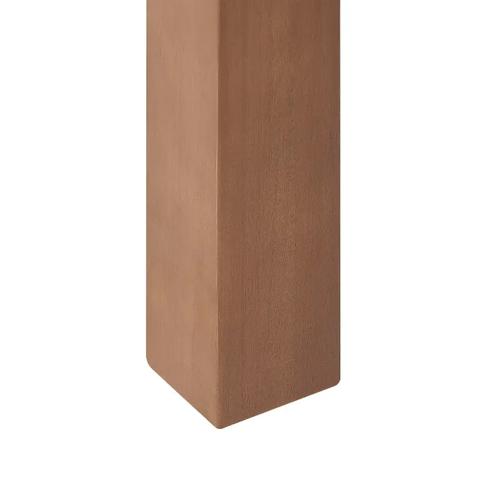 Garden Dining Set with Benches 6 Seater MONSANO Eucalyptus Wood Brown