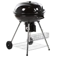 Charcoal BBQ Grill MARAPI Metal Black