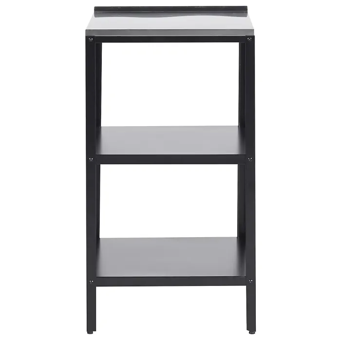 Outdoor Kitchen Island VILAMA Metal Black