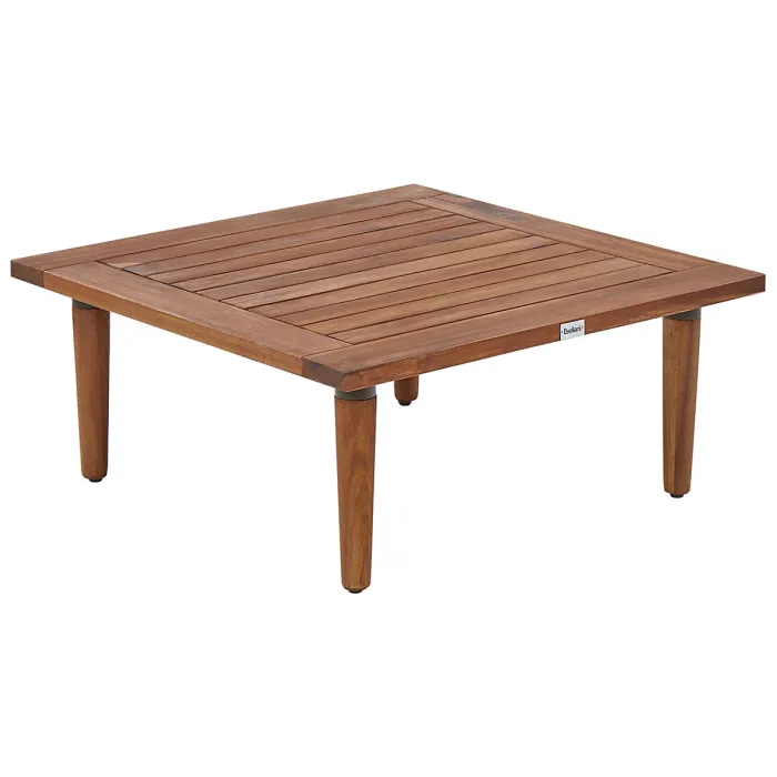 Garden Lounge Set with Table 2 Seater FRASCATI Modular Certified Acacia Wood Olive Green