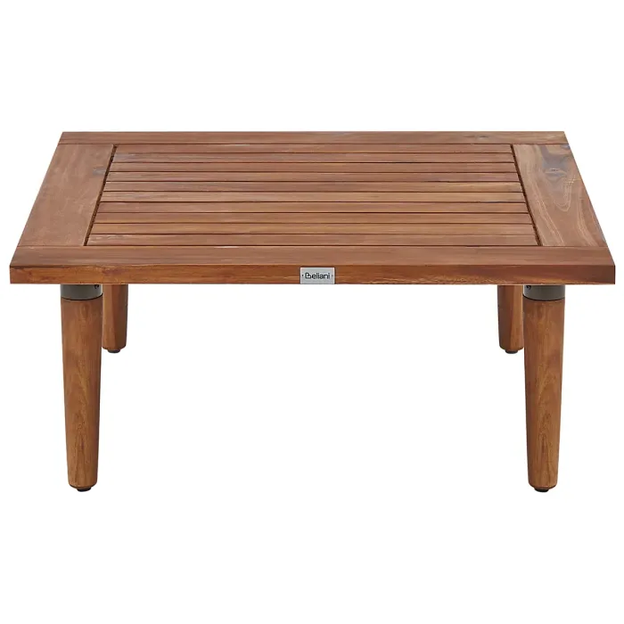 Garden Lounge Set with Table 2 Seater FRASCATI Modular Certified Acacia Wood Olive Green