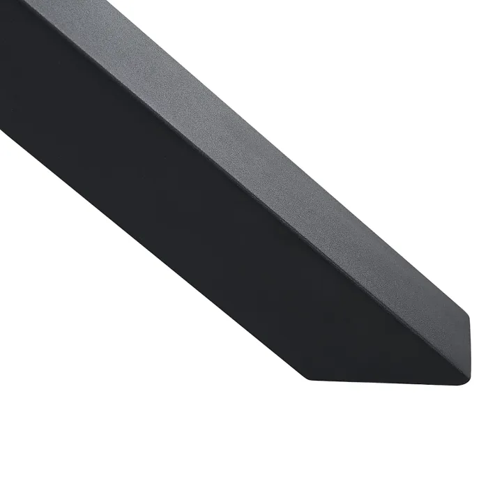 Garden Dining Set 4 Seater MALETTO/GROSSETO PE Rattan Marble Effect Grey/ Black