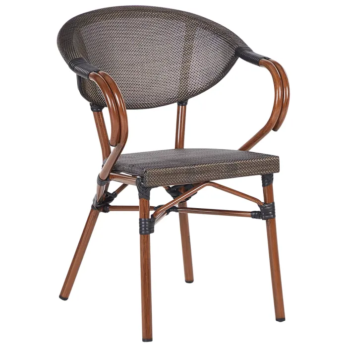 Garden Dining Set 4 Seater CASPRI II Metal Grey