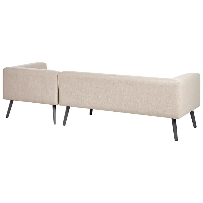 Garden Corner Sofa with Table 4 Seater SORRIVOLI Left Hand Beige