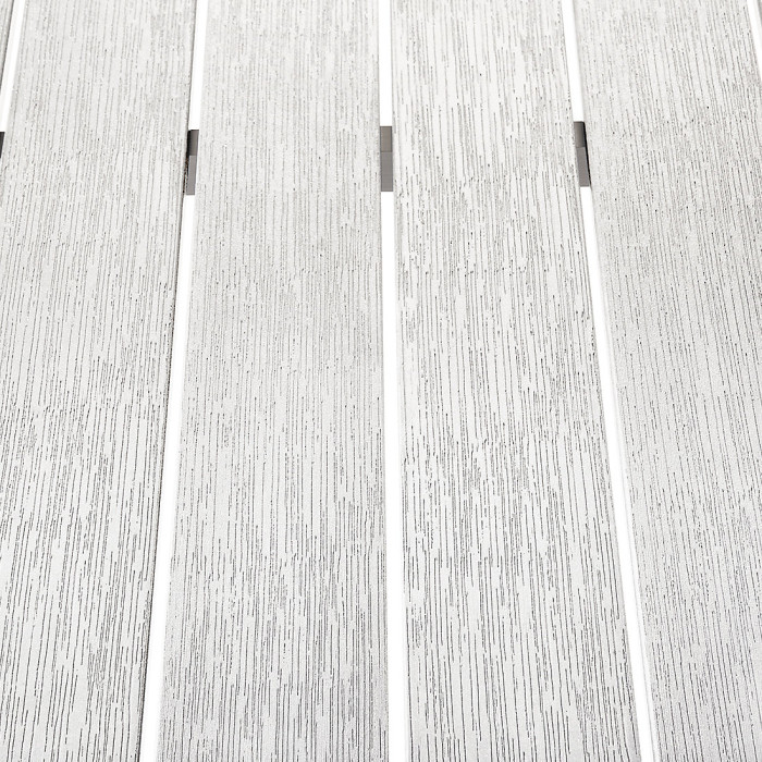 Garden Dining Set 6 Seater NARDO White