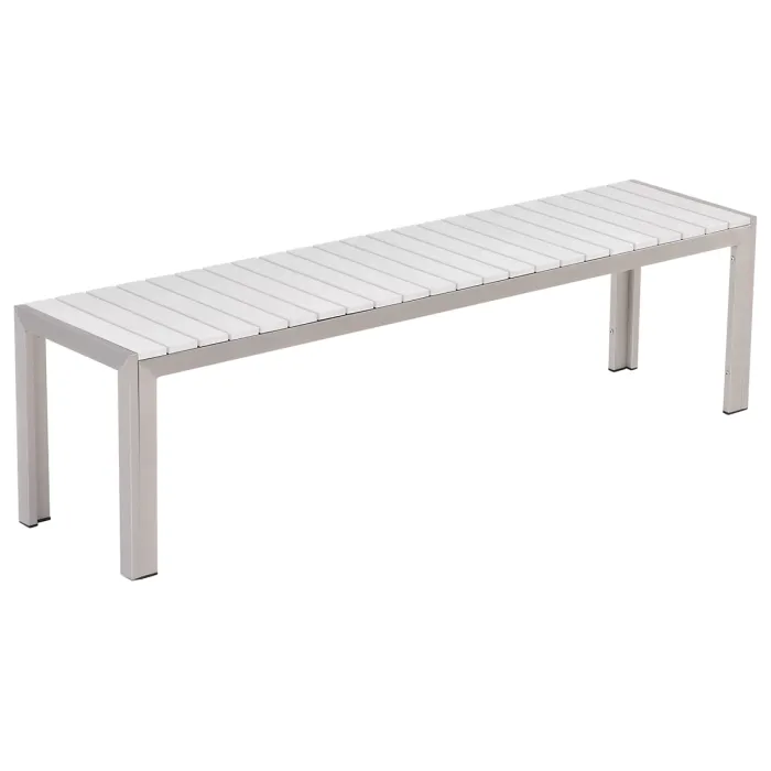 Garden Dining Set 6 Seater NARDO White