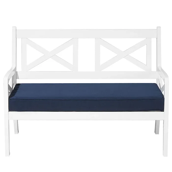 Garden Lounge Set with Table 4 Seater BALTIC Acacia Wood Dark Blue