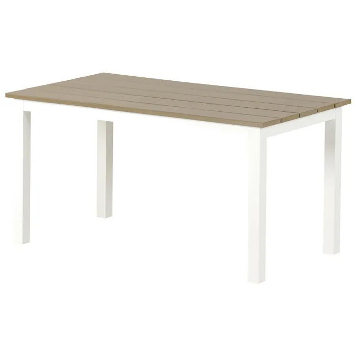 Garden Corner Sofa with Table 5 Seater MESSINA Left Hand Metal Green