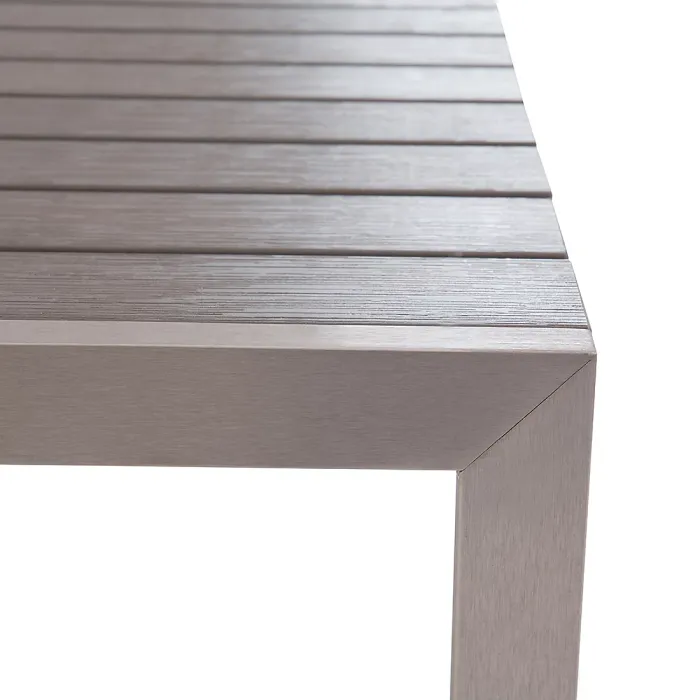 Garden Dining Set with Benches 6 Seater NARDO Grey