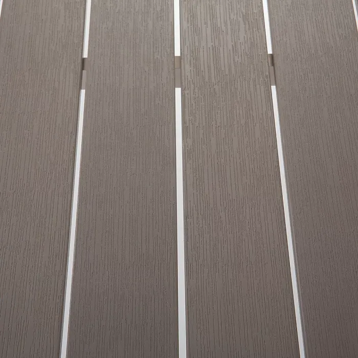 Garden Dining Set with Benches 6 Seater NARDO Grey