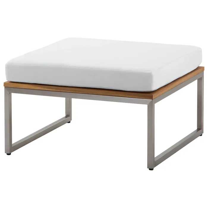 Garden Lounge Set with Table 4 Seater BERMUDA Acacia Wood Brown