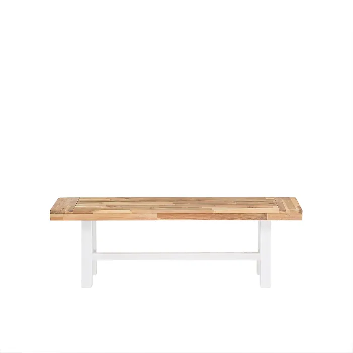 Garden Dining Set 6 Seater SCANIA Acacia Wood White