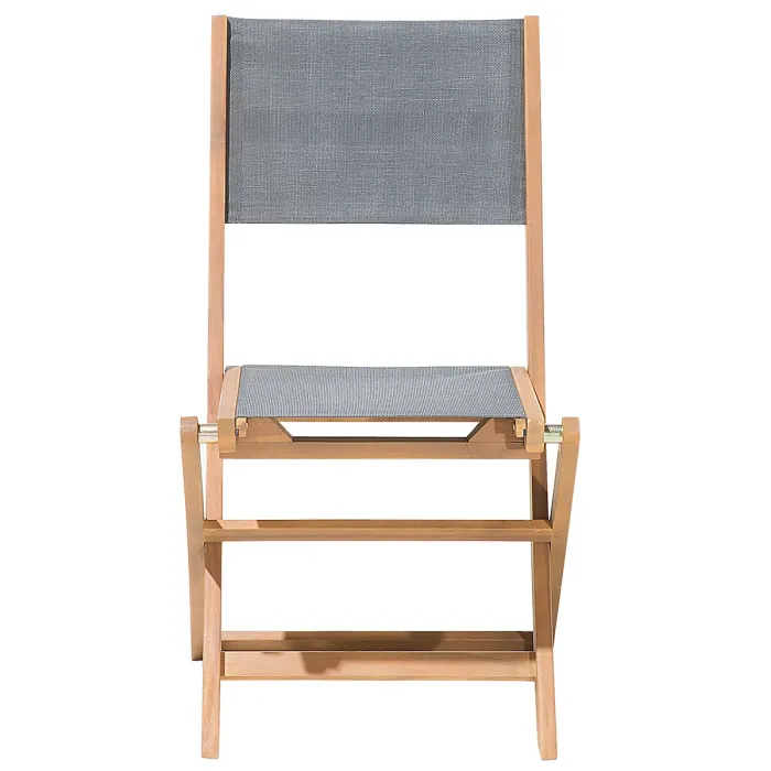 Garden Dining Set with Loungers 8 Seater CESANA Acacia Wood Light Brown