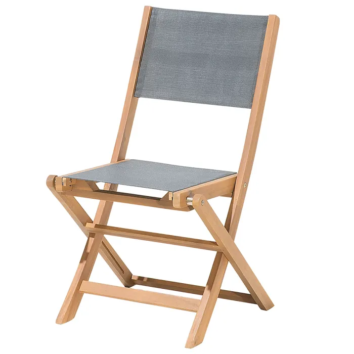 Garden Dining Set 8 Seater CESANA Acacia Wood Light Brown