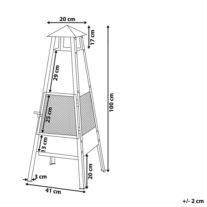 Beliani Fire Pit YASUR Metal Black