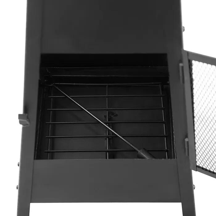 Beliani Fire Pit YASUR Metal Black