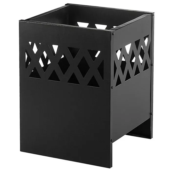 Grill Fire Pit SHIGA Metal Black