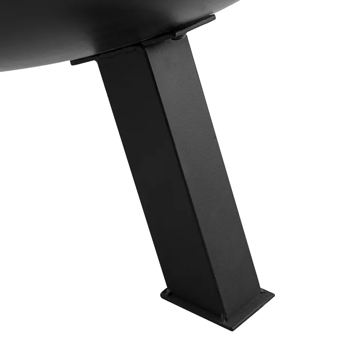 Beliani Fire Pit SEMPU Metal Black