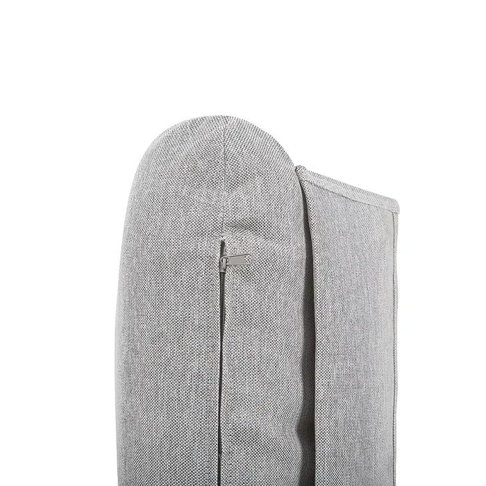 Garden Lounge Set with Table 4 Seater FRASCATI Modular Certified Acacia Wood Light Grey