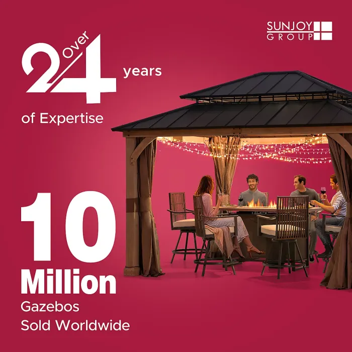 SUNJOY 58cm Patio Portable Fire Pit For Outdoor, Black Steel Wood Burning Fire Pit