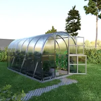 Weatherproof greenhouse KLASIKA ARCH 12m2, 3m x 4m, 4 mm polycarbonate cover