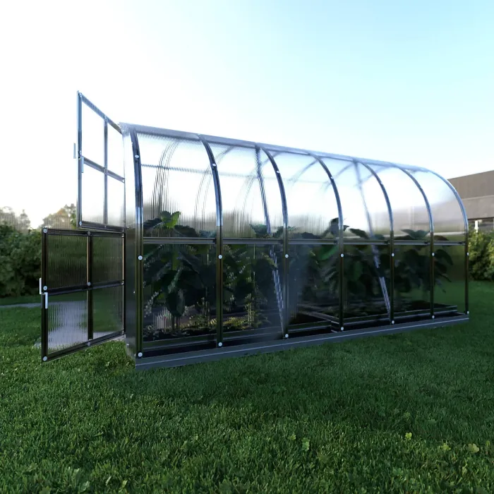 Weatherproof greenhouse KLASIKA ARCH 12m2, 3m x 4m, 6 mm polycarbonate cover