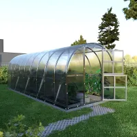 Weatherproof greenhouse KLASIKA ARCH 18m2, 3m x 6m, 6 mm polycarbonate cover
