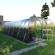 Weatherproof greenhouse KLASIKA ARCH 24m2, 3m x 8m, 6 mm polycarbonate cover