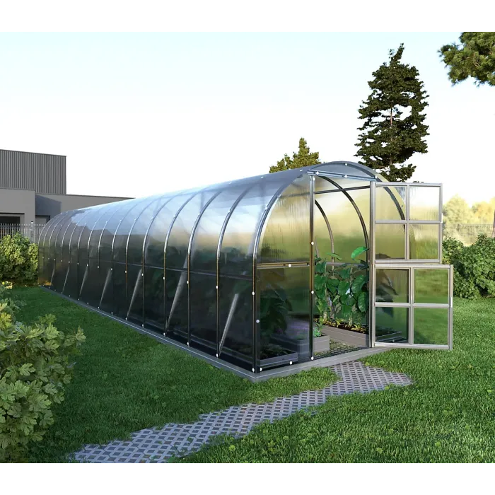 Weatherproof greenhouse KLASIKA ARCH 36m2, 3m x 12m, 4 mm polycarbonate cover