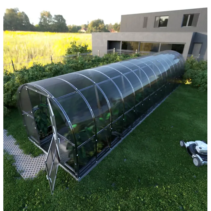 Weatherproof greenhouse KLASIKA ARCH 36m2, 3m x 12m, 4 mm polycarbonate cover