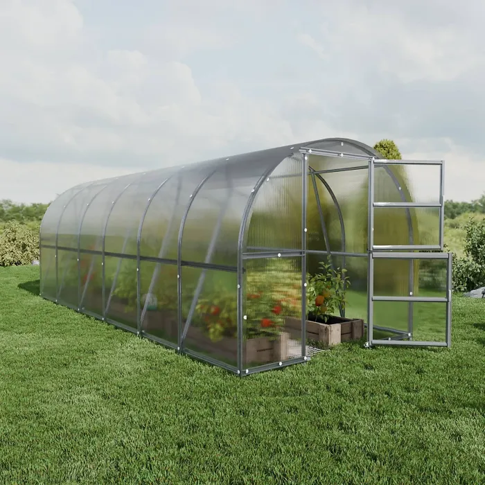 Garden greenhouse KLASIKA BALTIC LT 18m2, 3m x 6m, 6 mm polycarbonate cover