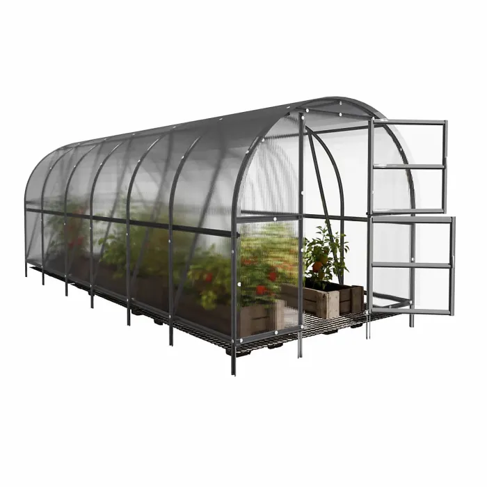 Garden greenhouse KLASIKA BALTIC LT 18m2, 3m x 6m, 6 mm polycarbonate cover