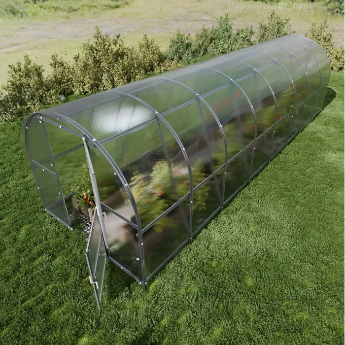 Garden greenhouse KLASIKA BALTIC LT 24m2, 3m x 8m, 4 mm polycarbonate cover