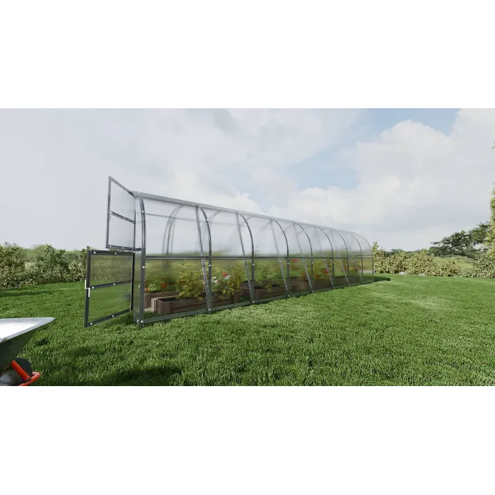 Garden greenhouse KLASIKA BALTIC LT 24m2, 3m x 8m, 6 mm polycarbonate cover