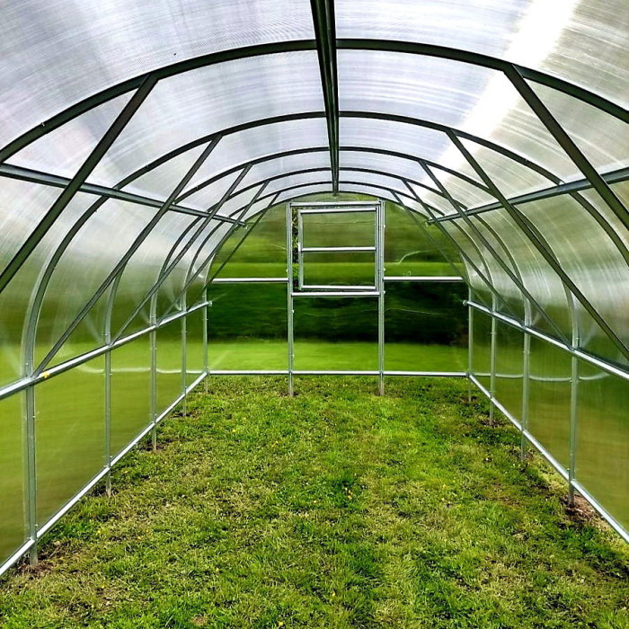 Garden greenhouse KLASIKA BALTIC LT 30m2, 3m x 10m, 6 mm polycarbonate cover