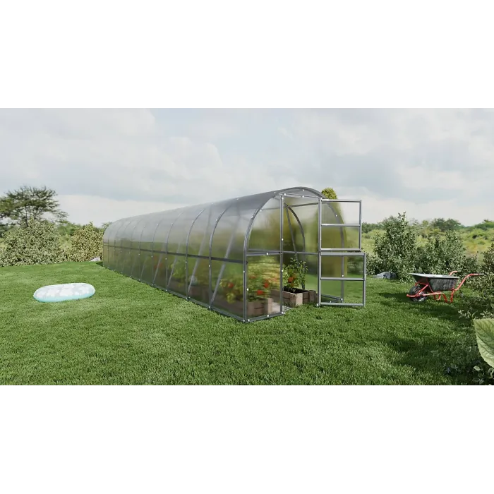 Garden greenhouse KLASIKA BALTIC LT 30m2, 3m x 10m, 6 mm polycarbonate cover