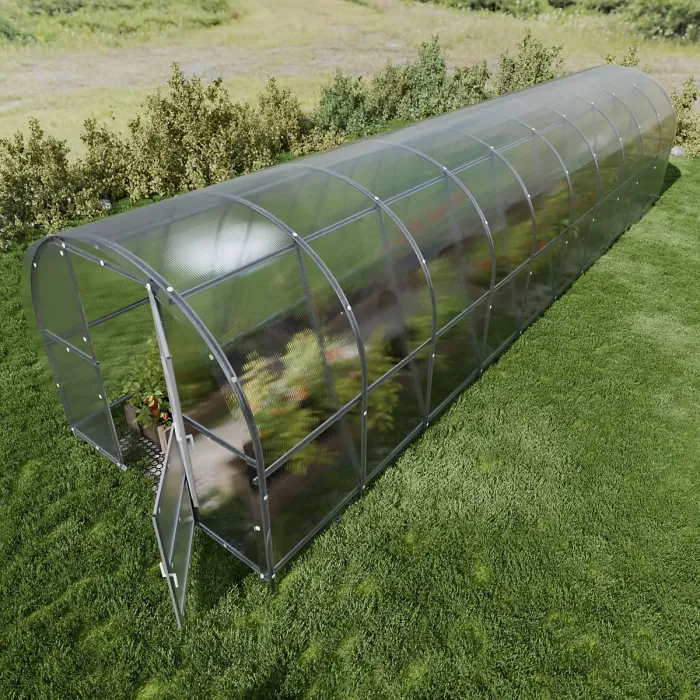 Garden greenhouse KLASIKA BALTIC LT 36m2, 3m x 12m, 6 mm polycarbonate cover