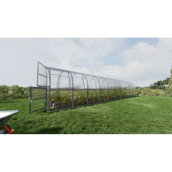 Garden greenhouse KLASIKA BALTIC LT 36m2, 3m x 12m, 6 mm polycarbonate cover