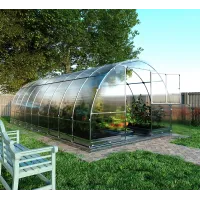 UV Resistant greenhouse KLASIKA TUBE 3 x 6 m (18 m²), 6 mm polycarbonate cover