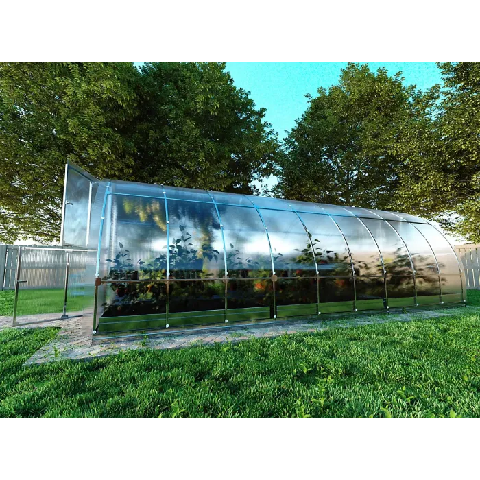 UV Resistant greenhouse KLASIKA TUBE 3 x 6 m (18 m²), 6 mm polycarbonate cover