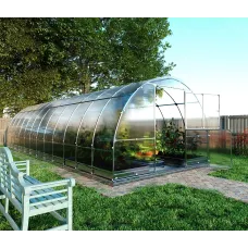 UV Resistant greenhouse KLASIKA TUBE 3 x 8 m (24 m²), 4 mm polycarbonate cover