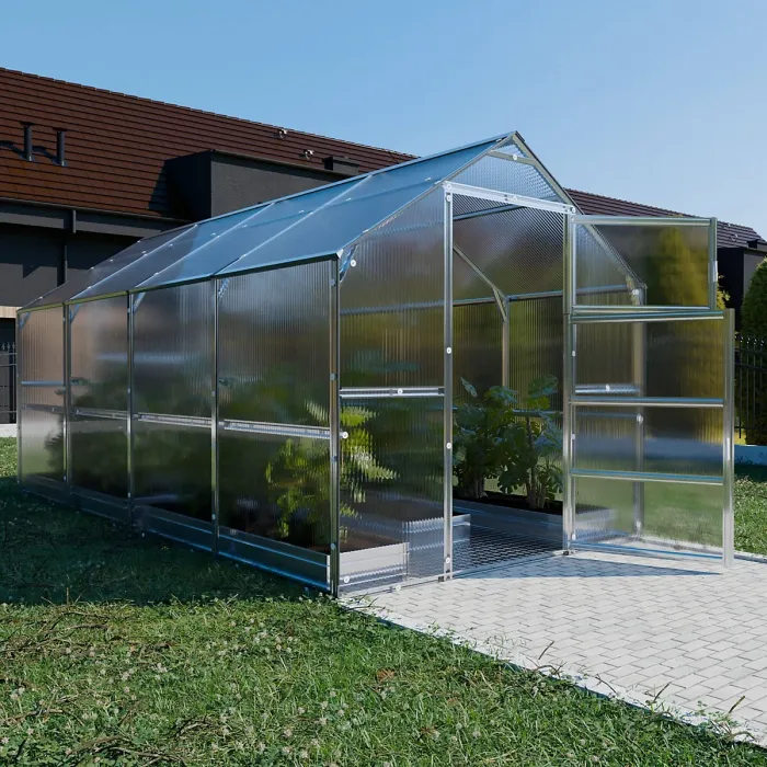 All-Season greenhouse KLASIKA BERNARD 2,35 x 4 m (9,4 m²), 4 mm polycarbonate cover All-Season greenhouse KLASIKA BERNARD 2,35 x 4 m (9,4 m²), 4 mm polycarbonate cover